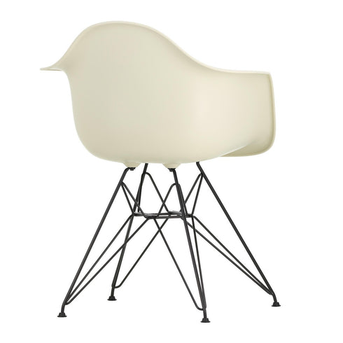 Cadeira de Braços em Plástico Eames DAR / Base Preta